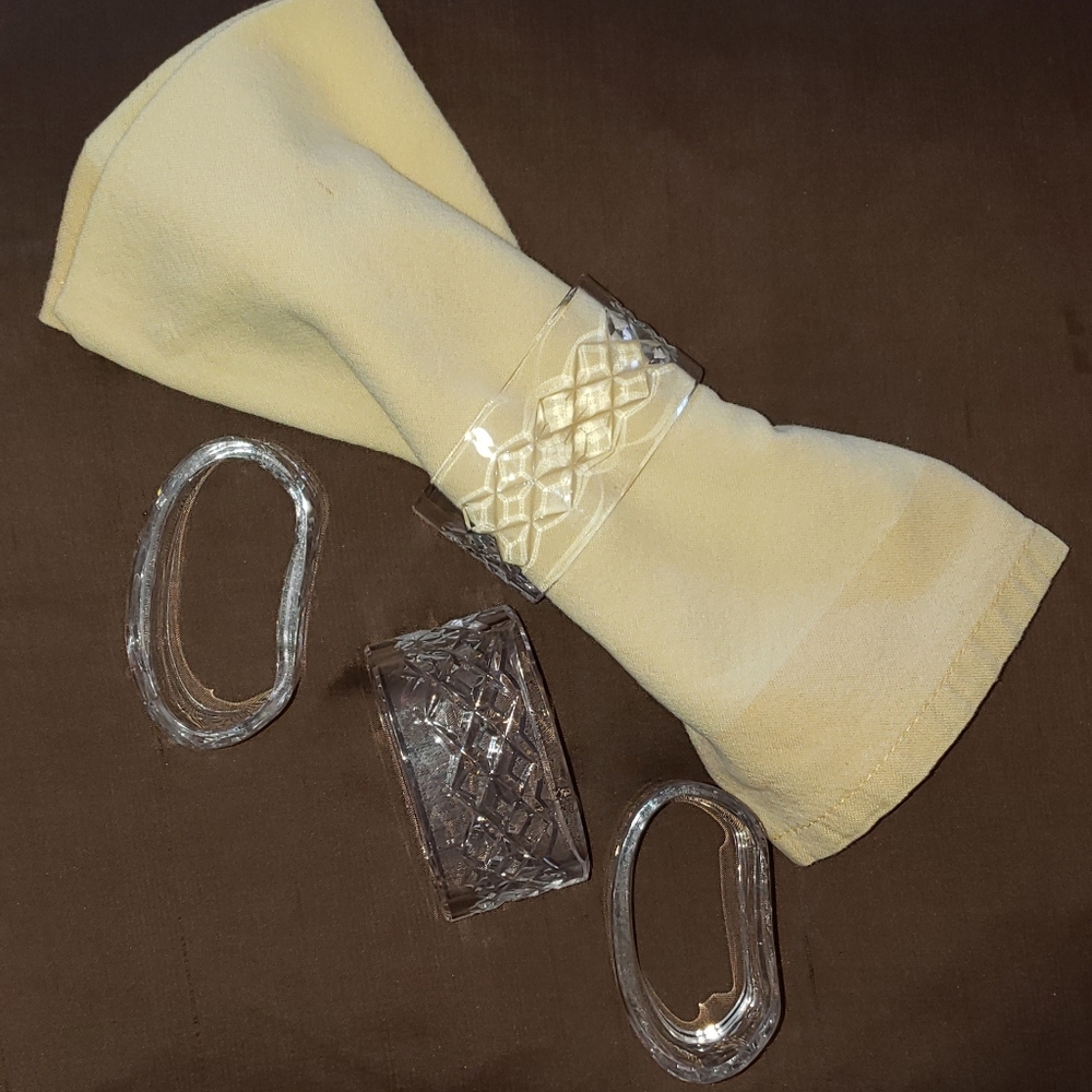 Waterford Alana Napkin Rings 2 sets of 2